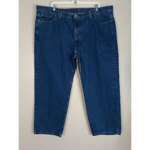 Levi Strauss 550 Tapered Relax Fit Blue Cotton Denim Jeans Size 52x30
